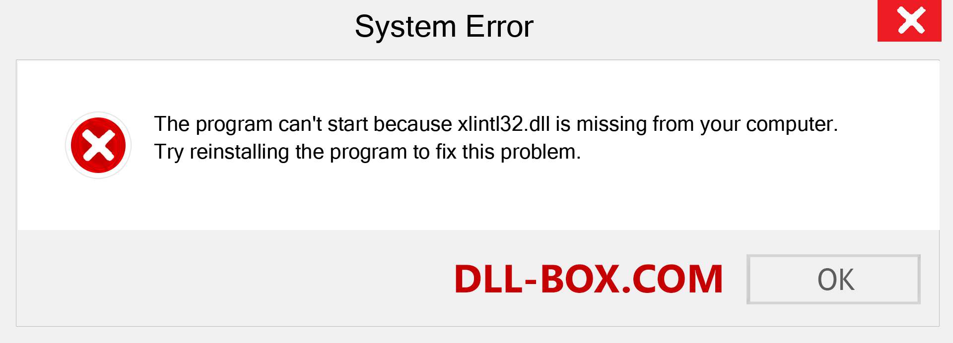  xlintl32.dll file is missing?. Download for Windows 7, 8, 10 - Fix  xlintl32 dll Missing Error on Windows, photos, images